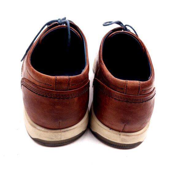 ECCO Shoes Mens US 12-12.5 EU 46 Jared Tie Moonless Brown Comfort Loafers Dress main image 4